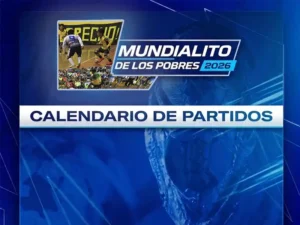 Calendario Mundialito de los Pobres 2026 PARTIDOS